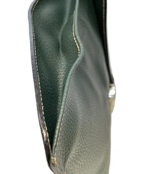 E MARINELLA（イー マリネッラ）E MARINELLA (イー マリネッラ) クラッチバッグ グリーンの古着・服飾アイテム