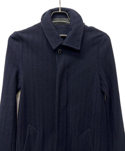 sacai（サカイ）sacai (サカイ) ヘリンボーンステンカラーコート ネイビー サイズ:１の古着・服飾アイテム