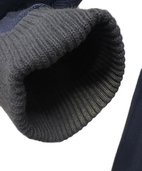 sacai（サカイ）sacai (サカイ) ヘリンボーンステンカラーコート ネイビー サイズ:１の古着・服飾アイテム