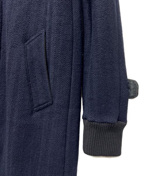 sacai（サカイ）sacai (サカイ) ヘリンボーンステンカラーコート ネイビー サイズ:１の古着・服飾アイテム