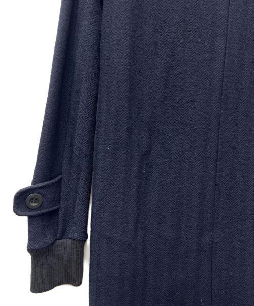 sacai（サカイ）sacai (サカイ) ヘリンボーンステンカラーコート ネイビー サイズ:１の古着・服飾アイテム