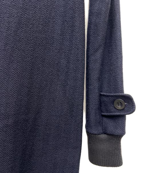 sacai（サカイ）sacai (サカイ) ヘリンボーンステンカラーコート ネイビー サイズ:１の古着・服飾アイテム