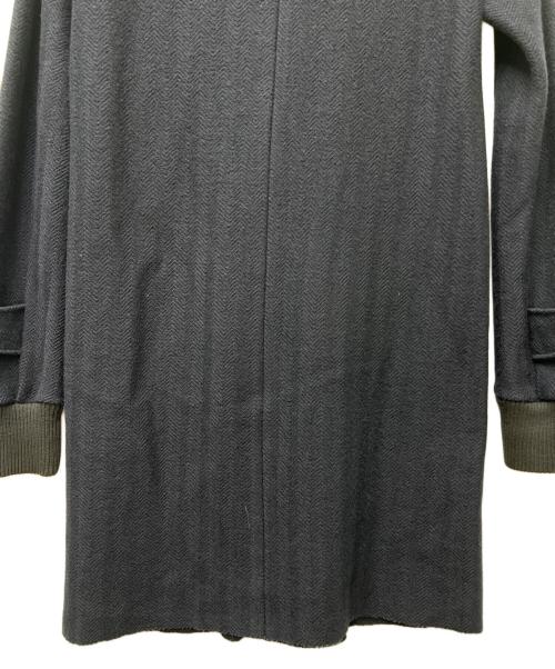 sacai（サカイ）sacai (サカイ) ヘリンボーンステンカラーコート ネイビー サイズ:１の古着・服飾アイテム