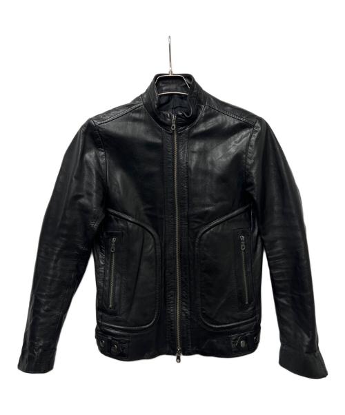 BG（ビージー）BG (ビージー) レザージャケット ブラック サイズ:Ｓの古着・服飾アイテム