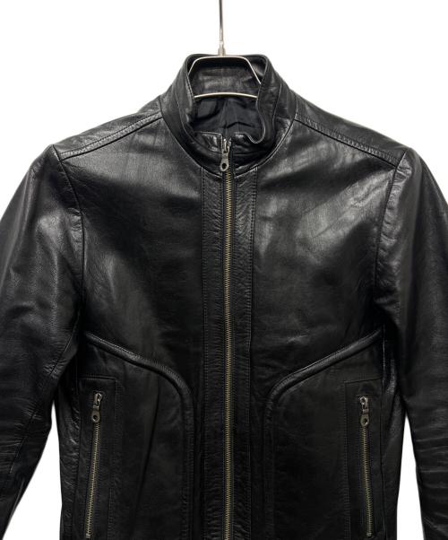 BG（ビージー）BG (ビージー) レザージャケット ブラック サイズ:Ｓの古着・服飾アイテム