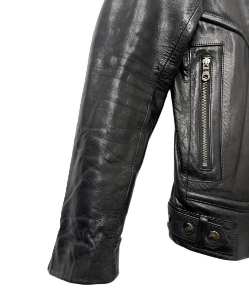 BG（ビージー）BG (ビージー) レザージャケット ブラック サイズ:Ｓの古着・服飾アイテム