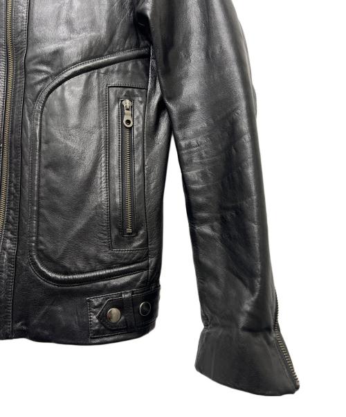 BG（ビージー）BG (ビージー) レザージャケット ブラック サイズ:Ｓの古着・服飾アイテム