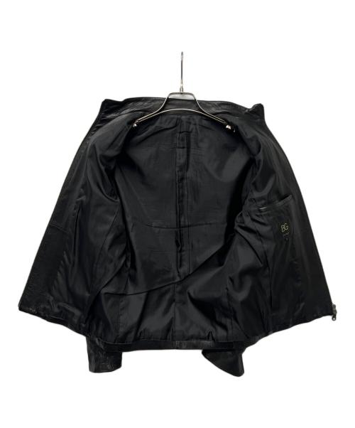 BG（ビージー）BG (ビージー) レザージャケット ブラック サイズ:Ｓの古着・服飾アイテム