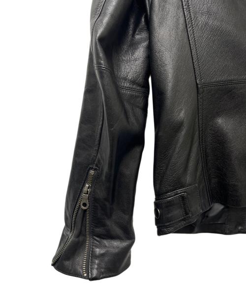 BG（ビージー）BG (ビージー) レザージャケット ブラック サイズ:Ｓの古着・服飾アイテム