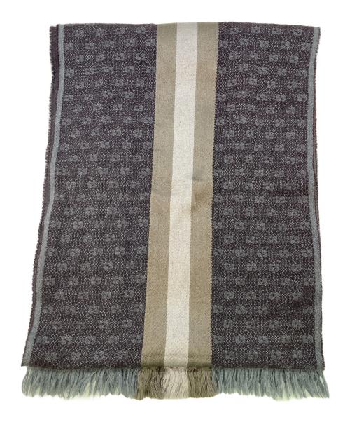 GUCCI（グッチ）GUCCI (グッチ) マフラー グレーの古着・服飾アイテム