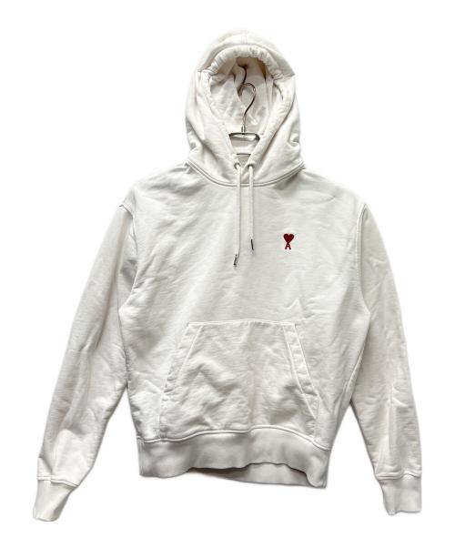 AMI Alexandre Mattiussi（アミアレクサンドルマテュッシ）AMI Alexandre Mattiussi (アミアレクサンドルマテュッシ) プルオーバーパーカー ホワイト サイズ:Ｓの古着・服飾アイテム