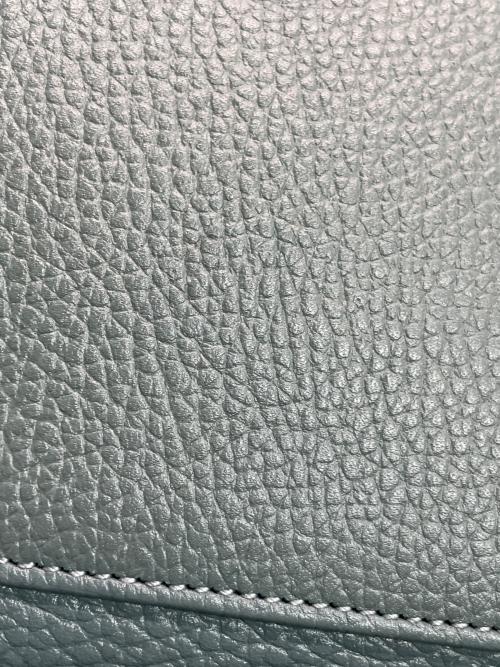 傳濱野（デンハマノ）傳濱野 (デンハマノ) レザートートバッグ スカイブルーの古着・服飾アイテム