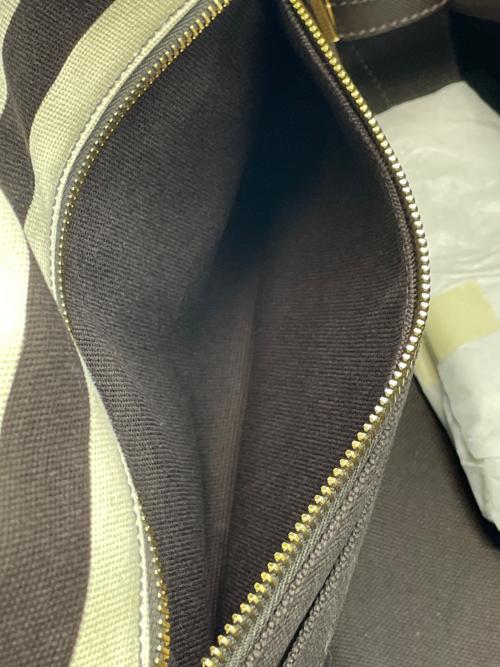 PRADA（プラダ）PRADA (プラダ) バッグ ベージュ×ブラックの古着・服飾アイテム