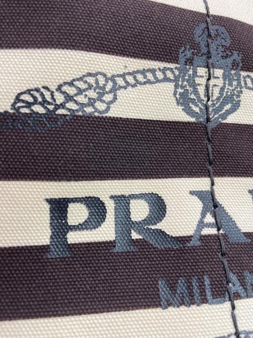 PRADA（プラダ）PRADA (プラダ) バッグ ベージュ×ブラックの古着・服飾アイテム