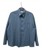 MARNIマルニ）の古着「ウールトロピカルシャツ」｜ブルー