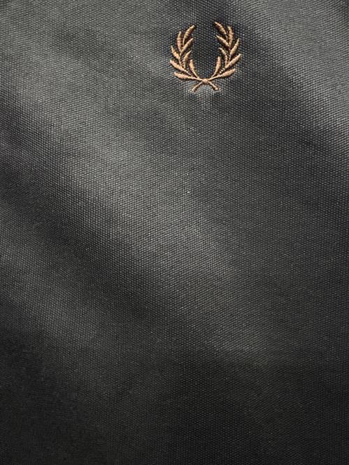 FRED PERRY（フレッドペリー）FRED PERRY (フレッドペリー) CONTRAST TAPE TRACK JACKET ネイビー×ブラウン サイズ:ＸＬの古着・服飾アイテム