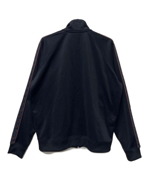 FRED PERRY（フレッドペリー）FRED PERRY (フレッドペリー) CONTRAST TAPE TRACK JACKET ネイビー×ブラウン サイズ:ＸＬの古着・服飾アイテム