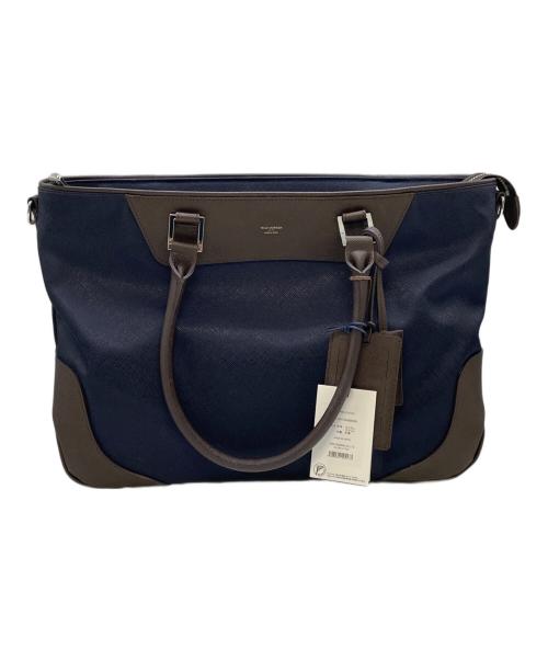 PELLE MORBIDA（ペッレモルビダ）PELLE MORBIDA (ペッレモルビダ) ビジネスバッグ ネイビーの古着・服飾アイテム
