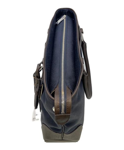 PELLE MORBIDA（ペッレモルビダ）PELLE MORBIDA (ペッレモルビダ) ビジネスバッグ ネイビーの古着・服飾アイテム