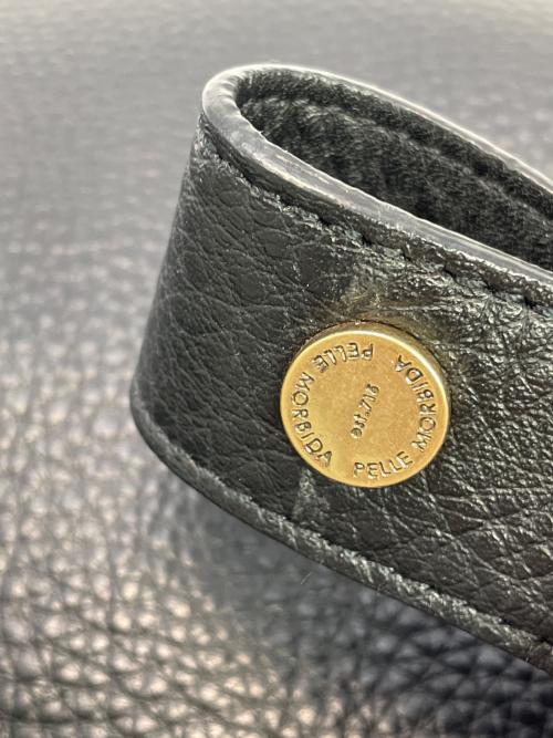 PELLE MORBIDA（ペッレモルビダ）PELLE MORBIDA (ペッレモルビダ) ワンハンドバッグ ブラックの古着・服飾アイテム