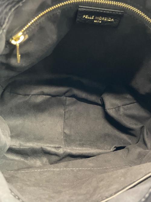 PELLE MORBIDA（ペッレモルビダ）PELLE MORBIDA (ペッレモルビダ) ワンハンドバッグ ブラックの古着・服飾アイテム