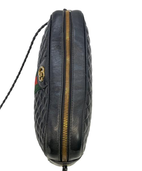 GUCCI（グッチ）GUCCI (グッチ) キルティングショルダーバッグ ブラック サイズ:-の古着・服飾アイテム