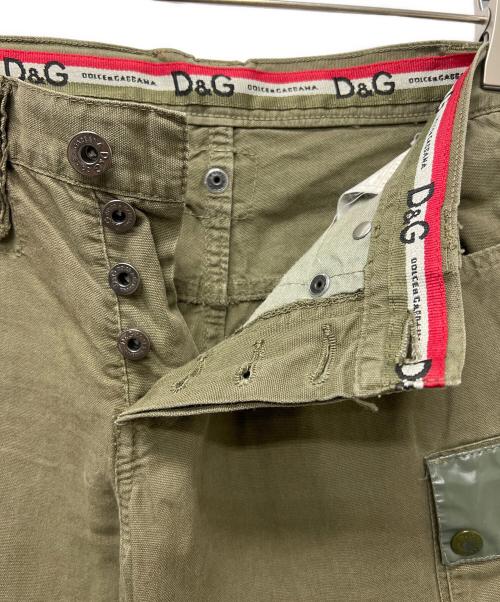 DOLCE & GABBANA（ドルチェ＆ガッバーナ）DOLCE & GABBANA (ドルチェ＆ガッバーナ) カーゴパンツ カーキ サイズ:３０の古着・服飾アイテム