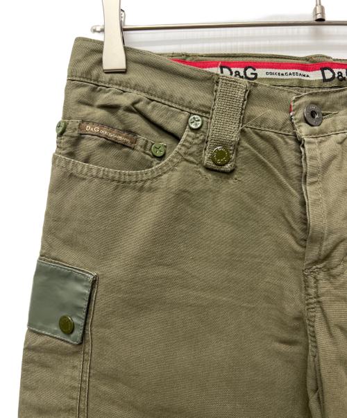 DOLCE & GABBANA（ドルチェ＆ガッバーナ）DOLCE & GABBANA (ドルチェ＆ガッバーナ) カーゴパンツ カーキ サイズ:３０の古着・服飾アイテム