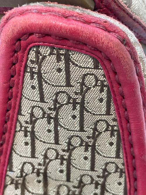 Christian Dior（クリスチャン ディオール）Christian Dior (クリスチャン ディオール) シューズ ベージュ×レッド サイズ:SIZE 37 1/2の古着・服飾アイテム