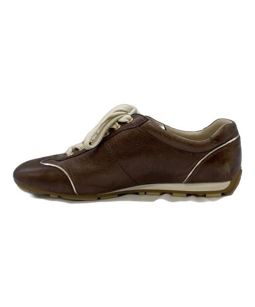 PRADA（プラダ）PRADA (プラダ) レザーシューズ ブラウン サイズ:SIZE 37 1/2の古着・服飾アイテム