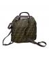 FENDI (フェンディ) ナイロンリュック ブラウン×ブラウン：35000円