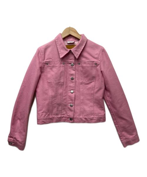 MAX&Co.（マックスアンドコー）MAX&Co. (マックスアンドコー) デニムジャケット ピンク サイズ:３８の古着・服飾アイテム