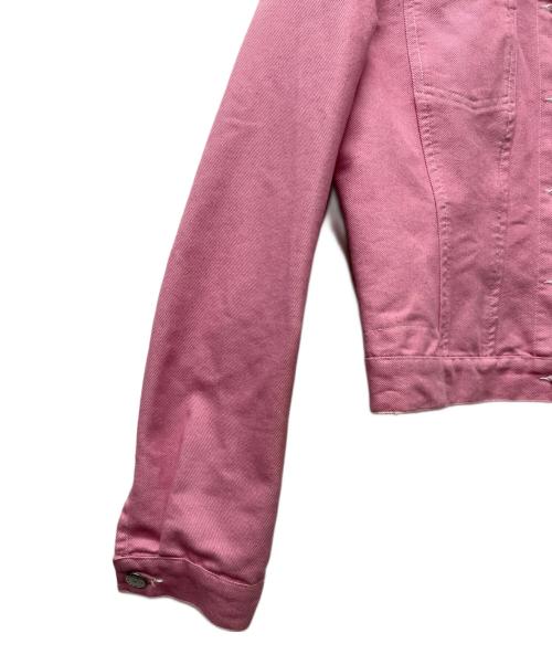 MAX&Co.（マックスアンドコー）MAX&Co. (マックスアンドコー) デニムジャケット ピンク サイズ:３８の古着・服飾アイテム