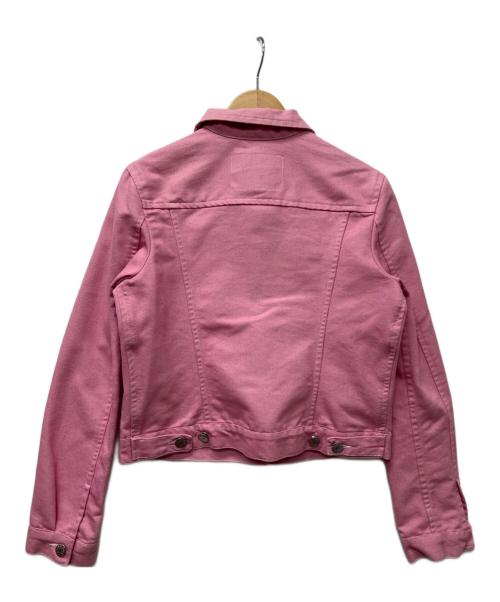 MAX&Co.（マックスアンドコー）MAX&Co. (マックスアンドコー) デニムジャケット ピンク サイズ:３８の古着・服飾アイテム