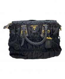 PRADA（プラダ）の古着「2WAYショルダーバッグ」｜ブラック
