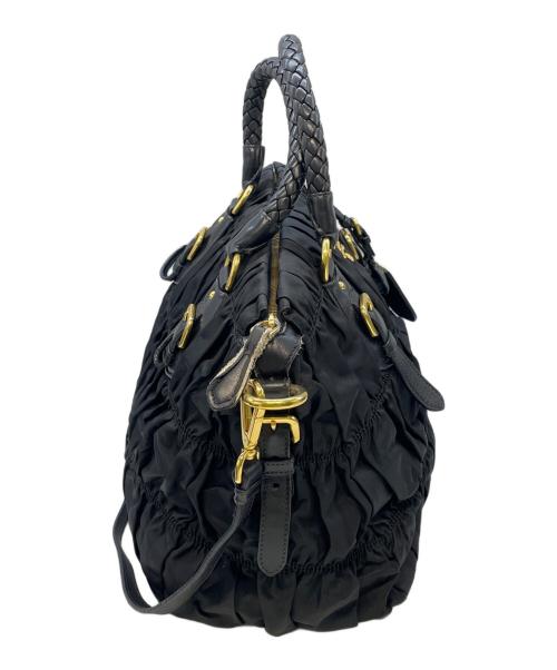 PRADA（プラダ）PRADA (プラダ) 2WAYショルダーバッグ ブラックの古着・服飾アイテム