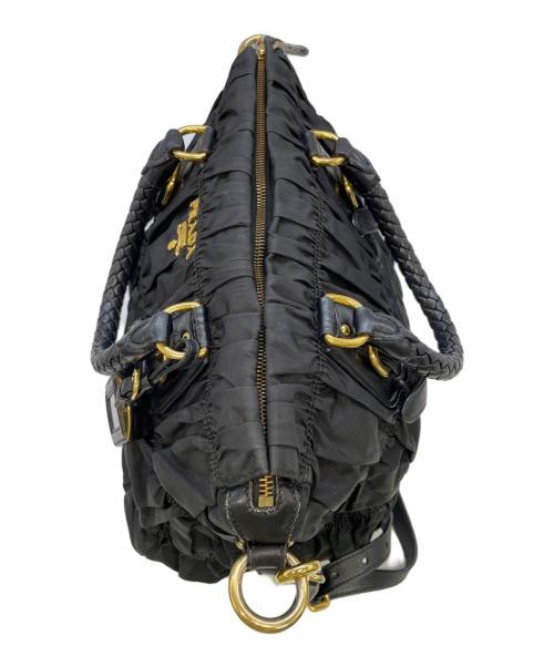 PRADA（プラダ）PRADA (プラダ) 2WAYショルダーバッグ ブラックの古着・服飾アイテム