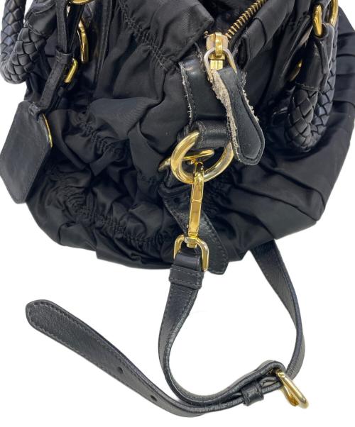 PRADA（プラダ）PRADA (プラダ) 2WAYショルダーバッグ ブラックの古着・服飾アイテム