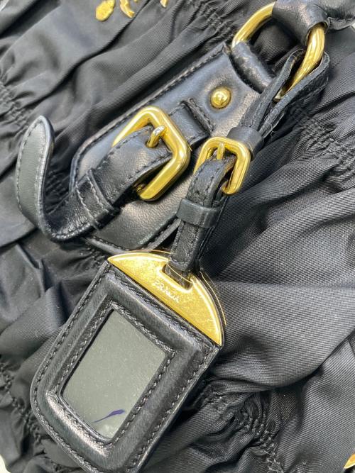 PRADA（プラダ）PRADA (プラダ) 2WAYショルダーバッグ ブラックの古着・服飾アイテム