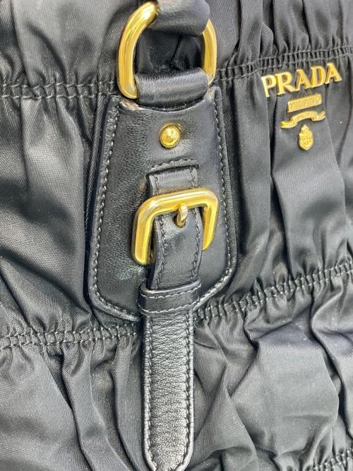 PRADA（プラダ）PRADA (プラダ) 2WAYショルダーバッグ ブラックの古着・服飾アイテム