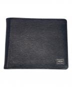 PORTERポーター）の古着「2つ折り財布」｜ブラック