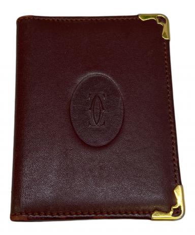 中古・古着通販】Cartier (カルティエ) 名刺入れ バーガンディー