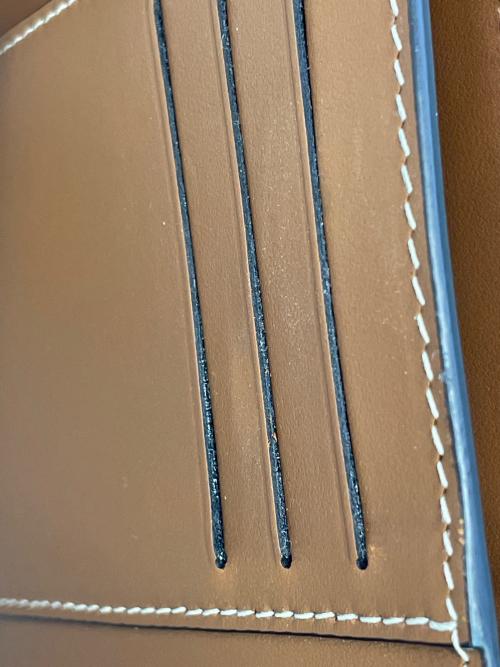 BURBERRY（バーバリー）BURBERRY (バーバリー) 3つ折り財布 ベージュ×ブラウンの古着・服飾アイテム