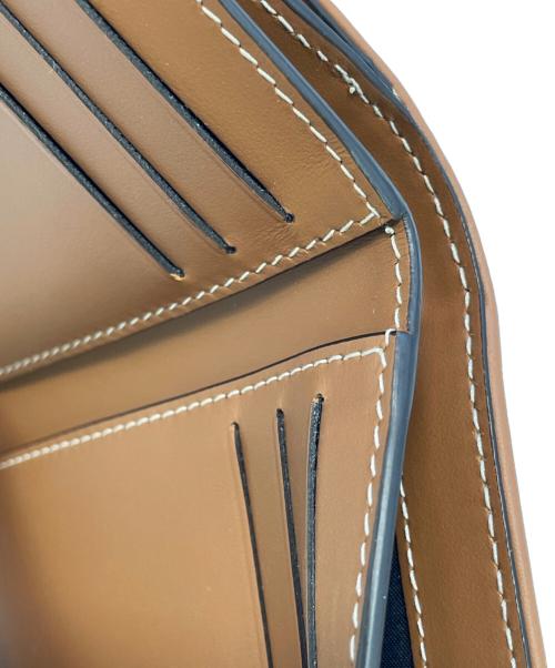 BURBERRY（バーバリー）BURBERRY (バーバリー) 3つ折り財布 ベージュ×ブラウンの古着・服飾アイテム