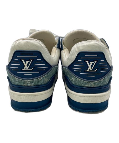 LOUIS VUITTON（ルイ ヴィトン）LOUIS VUITTON (ルイ ヴィトン) スニーカー ホワイト×インディゴ サイズ:SIZE 3の古着・服飾アイテム