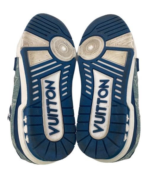 LOUIS VUITTON（ルイ ヴィトン）LOUIS VUITTON (ルイ ヴィトン) スニーカー ホワイト×インディゴ サイズ:SIZE 3の古着・服飾アイテム