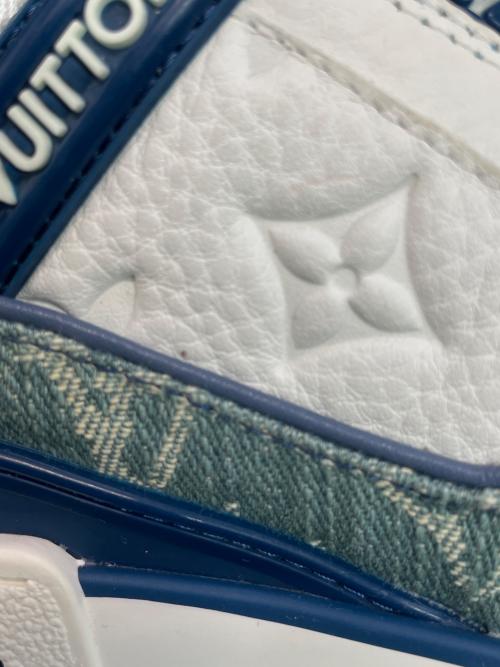 LOUIS VUITTON（ルイ ヴィトン）LOUIS VUITTON (ルイ ヴィトン) スニーカー ホワイト×インディゴ サイズ:SIZE 3の古着・服飾アイテム