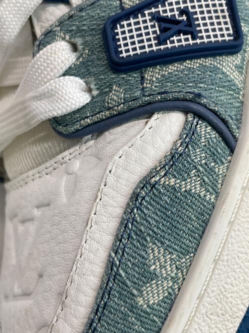 LOUIS VUITTON（ルイ ヴィトン）LOUIS VUITTON (ルイ ヴィトン) スニーカー ホワイト×インディゴ サイズ:SIZE 3の古着・服飾アイテム