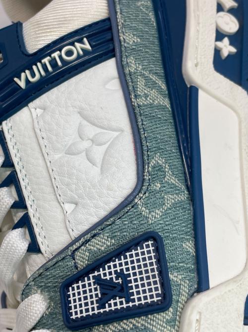 LOUIS VUITTON（ルイ ヴィトン）LOUIS VUITTON (ルイ ヴィトン) スニーカー ホワイト×インディゴ サイズ:SIZE 3の古着・服飾アイテム