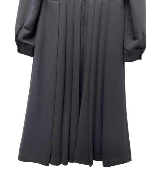 CELFORD（セルフォード）CELFORD (セルフォード) ボータイプリーツワンピース ネイビー サイズ:３６の古着・服飾アイテム